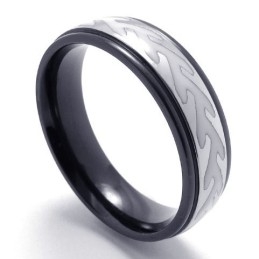 Bague En Titane De Qualité Supérieure, Design Astucieux Et Couleurs Délicates