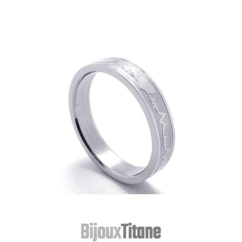 Bague En Titane De Qualité Supérieure, Forme Élégante, Couleur Brillante Bague En Titane De Qualité Supérieure, Forme Élégante, Couleur Brillante