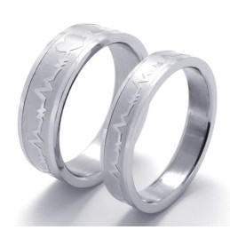 Bague En Titane De Qualité Supérieure, Forme Élégante, Couleur Brillante