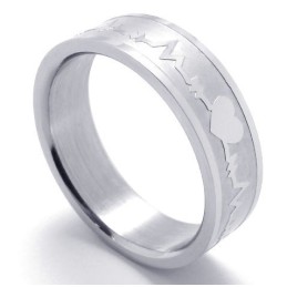 Bague En Titane De Qualité Supérieure, Design Professionnel Et Brillance Des Couleurs