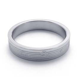 Bague En Titane De Renommée Mondiale, Couleur Brillante Et Design Habile