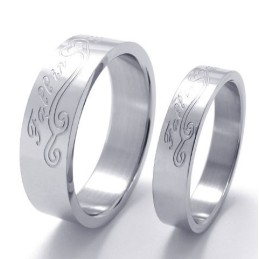 Bague En Titane Aux Motifs Tendance Et Aux Couleurs Éclatantes Pour Une Excellente Réputation Au Pays Et À L'Étranger