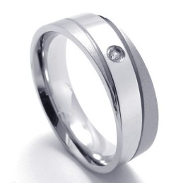 Fabrication Habile Couleur Brillance Le Roi De La Quantité Bague En Titane