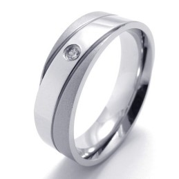 Fabrication Habile Couleur Brillance Le Roi De La Quantité Bague En Titane