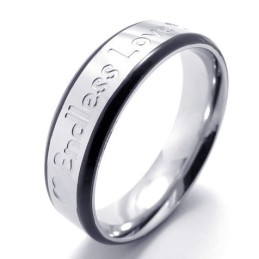 Bague En Titane Élégante, Couleur Brillante, Réputation Fiable
