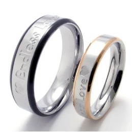 Bague En Titane Élégante, Couleur Brillante, Réputation Fiable