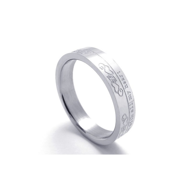 Construction Rationnelle Couleurs Délicates La Reine De La Bague En Titane De Qualité