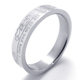 Construction Rationnelle Couleurs Délicates La Reine De La Bague En Titane De Qualité