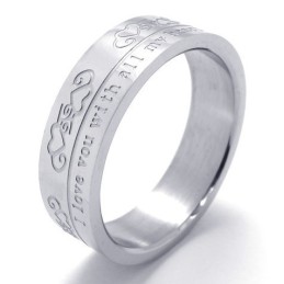 Bague En Titane De Haute Qualité, Styles Variés, Couleurs Délicates