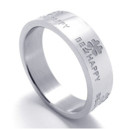 Bague En Titane Au Design Magnifique Et Aux Couleurs Éclatantes Pour Une Longue Histoire