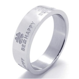Bague En Titane Au Design Magnifique Et Aux Couleurs Éclatantes Pour Une Longue Histoire