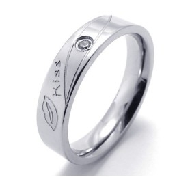 Bague En Titane De Qualité Supérieure Aux Couleurs Délicates Et Au Design Professionnel