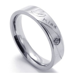 Bague En Titane De Qualité Supérieure Aux Couleurs Délicates Et Au Design Professionnel