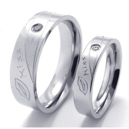 Bague En Titane De Qualité Supérieure Aux Couleurs Délicates Et Au Design Professionnel