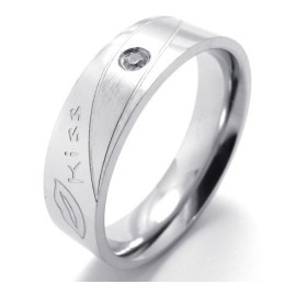 Bague En Titane De Qualité Supérieure, Motifs Tendance, Couleurs Éclatantes