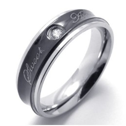 Bague En Titane De Qualité Stable Et Aux Couleurs Délicates Et Au Design Luxueux