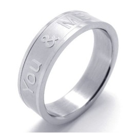 Bague En Titane Élégante, Couleur Brillante, Réputation Fiable