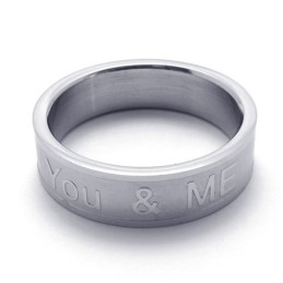 Bague En Titane Élégante, Couleur Brillante, Réputation Fiable