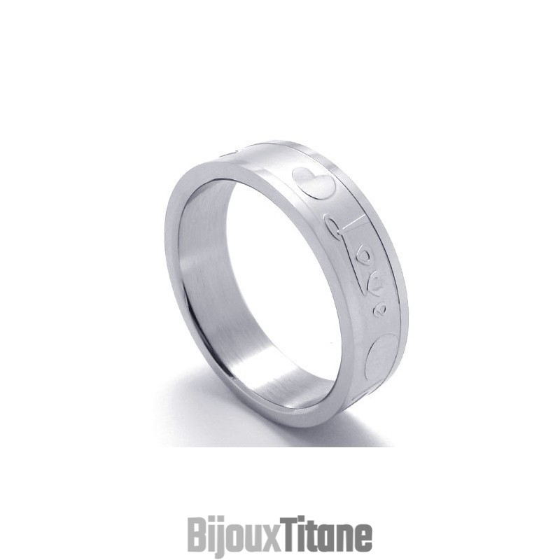 Motifs À La Mode, Couleur Brillante, La Bague En Titane De Qualité Supérieure Motifs À La Mode, Couleur Brillante, La Bague En Titane De Qualité Supérieure