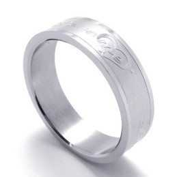 Bague En Titane De Haute Qualité, Finement Traitée, Couleur Brillante