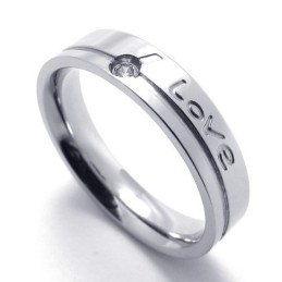 Bague En Titane De Qualité Supérieure, Design Astucieux, Couleur Brillante