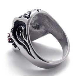 Bague En Titane De Renommée Mondiale Au Design Moderne Et À La Brillance Des Couleurs