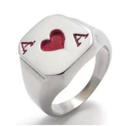 Motifs À La Mode, Couleur Brillante, La Bague En Titane De Qualité Supérieure