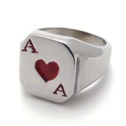 Motifs À La Mode, Couleur Brillante, La Bague En Titane De Qualité Supérieure