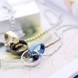 Bagues Croix Bibliques, Amoureux, Couples, Colliers En Titane, Pendentifs