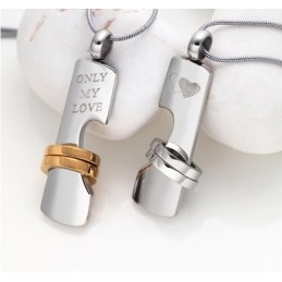 Collier Pendentif En Titane Only My Love Sweetheart