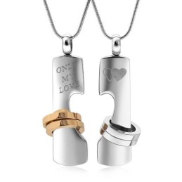 Collier Pendentif En Titane Only My Love Sweetheart