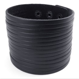 Bracelet En Cuir Titane D'Excellente Qualité, Aux Couleurs Délicates Et Au Design Astucieux