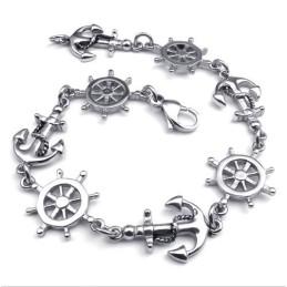 Bracelet En Titane De Qualité Stable Et Brillant Aux Couleurs Au Design Astucieux