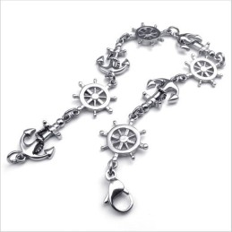 Bracelet En Titane De Qualité Stable Et Brillant Aux Couleurs Au Design Astucieux