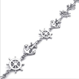 Bracelet En Titane De Qualité Stable Et Brillant Aux Couleurs Au Design Astucieux