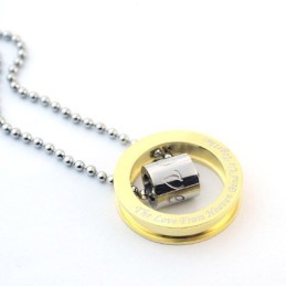 Collier Pendentif En Titane Pour Homme, Cadeau Tendance Pour Votre Petit Ami