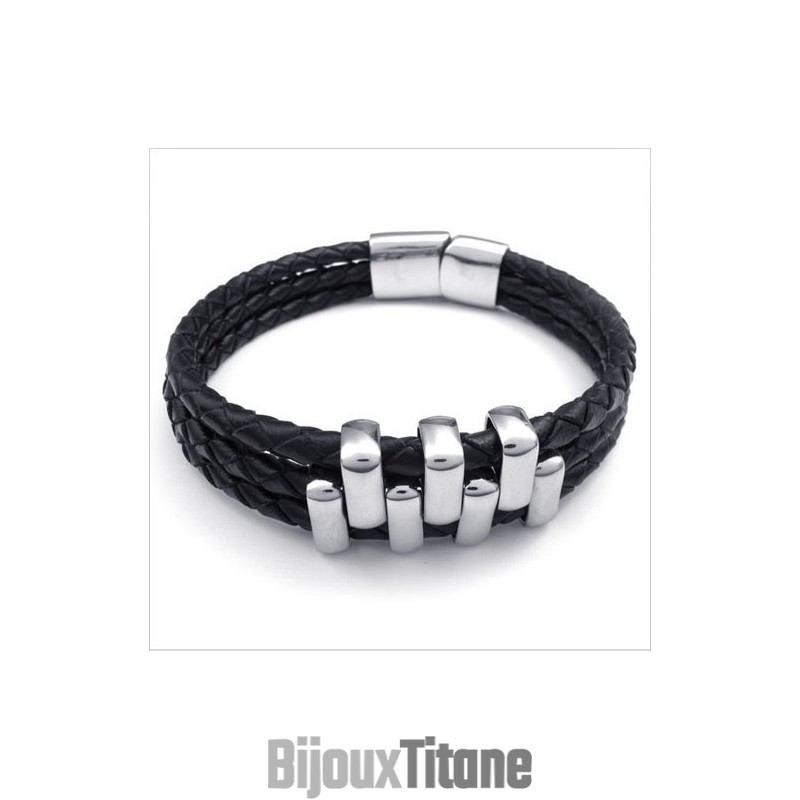 Bracelet En Titane De Qualité Stable Et Aux Couleurs Délicates Et Au Design Astucieux