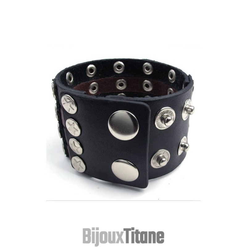 Bracelet En Cuir Titane De Qualité Fiable Et Aux Couleurs Délicates Et Finement Travaillées Bracelet En Cuir Titane De Qualité Fiable Et Aux Couleurs Délicates Et Finement Travaillées