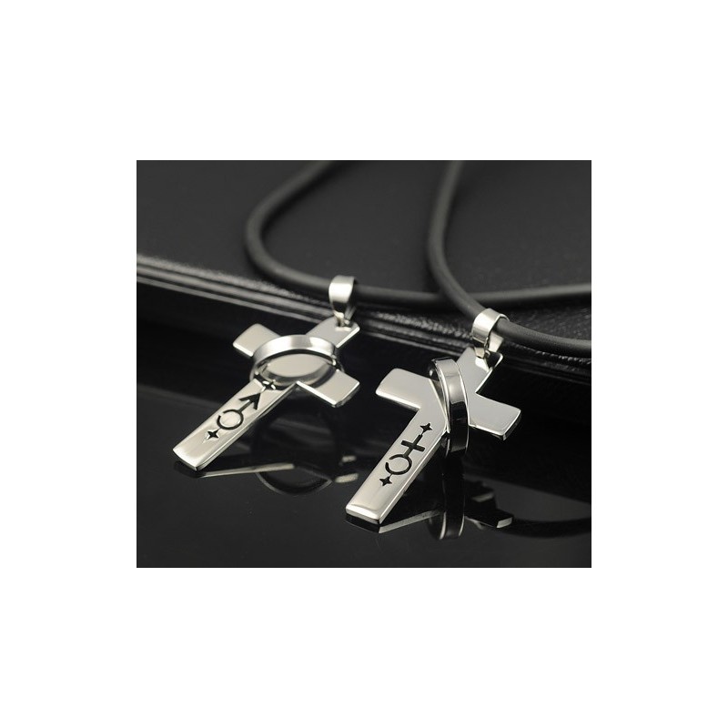 Collier Pendentif Amoureux Avec Symboles Masculins Et Féminins Collier Pendentif Amoureux Avec Symboles Masculins Et Féminins