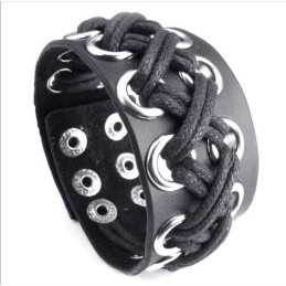 Bracelet En Cuir Titane De Qualité Fiable Et Aux Couleurs Délicates, Fabriqué Avec Soin