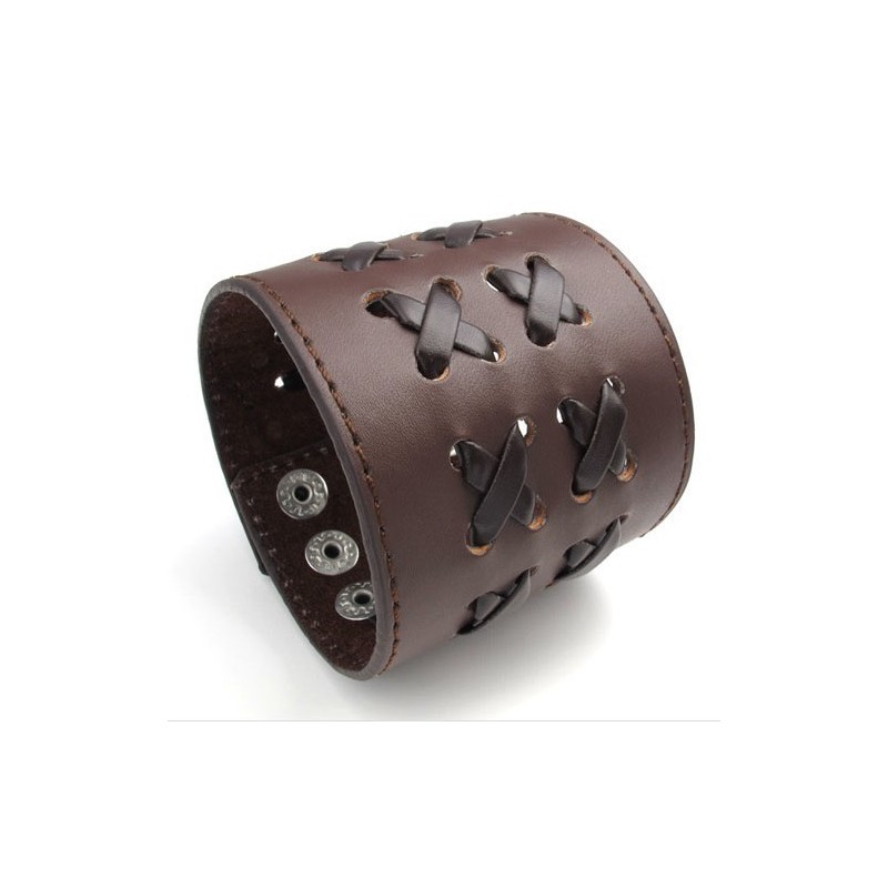 Bracelet En Cuir Titane De Qualité Fiable Et Aux Couleurs Délicates Et Finement Travaillées Bracelet En Cuir Titane De Qualité Fiable Et Aux Couleurs Délicates Et Finement Travaillées