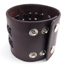 Bracelet En Cuir Titane De Qualité Fiable Et Aux Couleurs Délicates Et Finement Travaillées