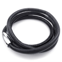Collier En Cuir Titane D'Excellente Qualité Aux Couleurs Délicates Et Au Design Astucieux