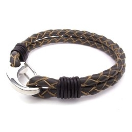 Bracelet En Cuir Titane D'Excellente Qualité, Aux Couleurs Délicates Et Au Design Astucieux