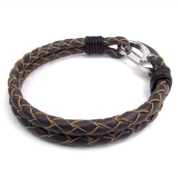 Bracelet En Cuir Titane D'Excellente Qualité, Aux Couleurs Délicates Et Au Design Astucieux