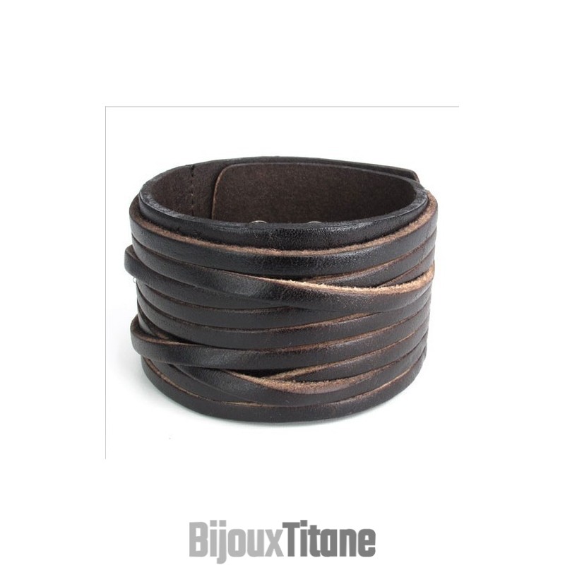 Bracelet En Cuir Titane De Qualité Fiable Et Aux Couleurs Délicates, Fabriqué Avec Soin Bracelet En Cuir Titane De Qualité Fiable Et Aux Couleurs Délicates, Fabriqué Avec Soin