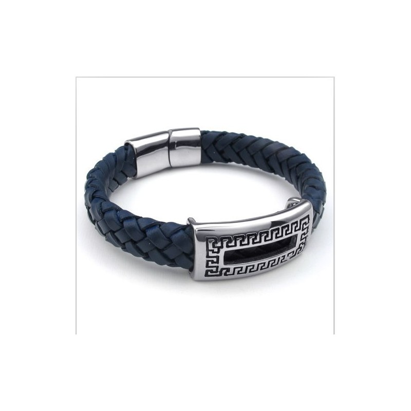 Bracelet En Cuir Titane De Qualité Fiable Et Aux Couleurs Délicates Au Design Astucieux Bracelet En Cuir Titane De Qualité Fiable Et Aux Couleurs Délicates Au Design Astucieux