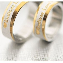 Bague En Titane Endless Love