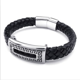 Bracelet En Cuir Titane De Qualité Fiable Et Aux Couleurs Délicates Au Design Astucieux