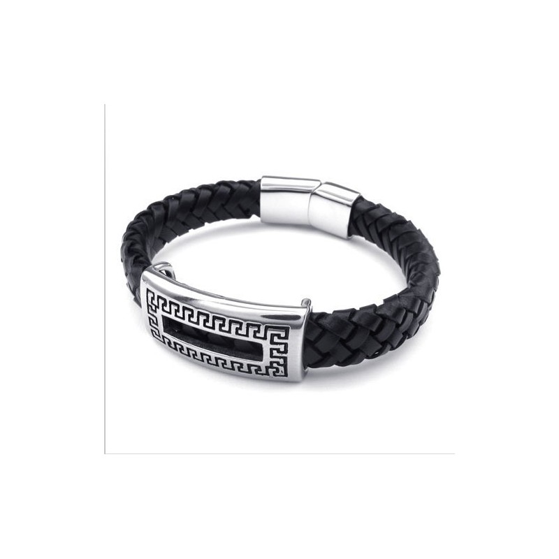 Bracelet En Cuir Titane De Qualité Fiable Et Aux Couleurs Délicates Au Design Astucieux Bracelet En Cuir Titane De Qualité Fiable Et Aux Couleurs Délicates Au Design Astucieux